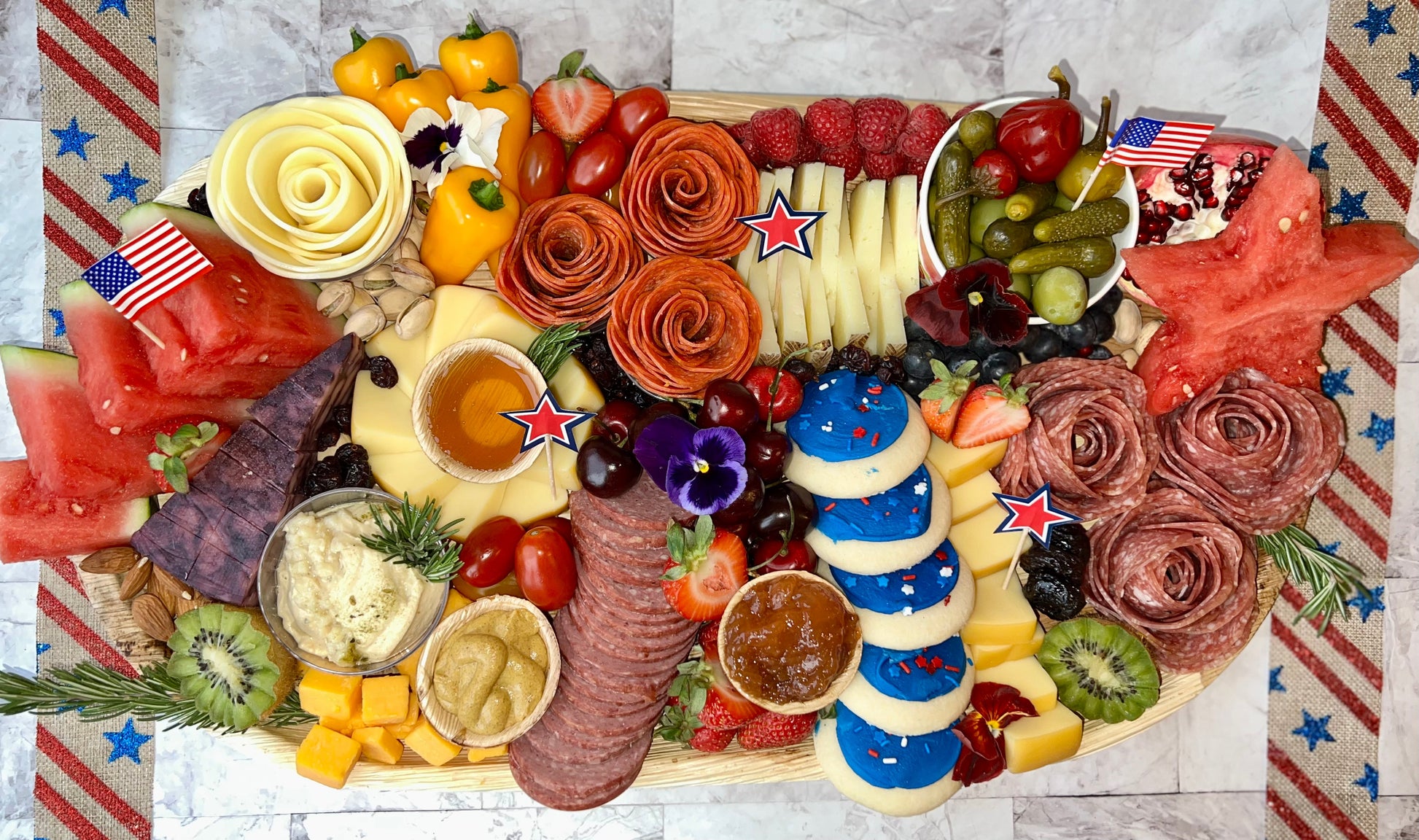 4th of July Platter, special request for cookies 